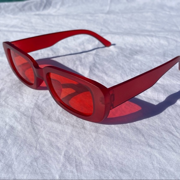 🕶 2/$22 🍊 Orange sunglasses, NWOT 🍊 - Picture 5 of 5